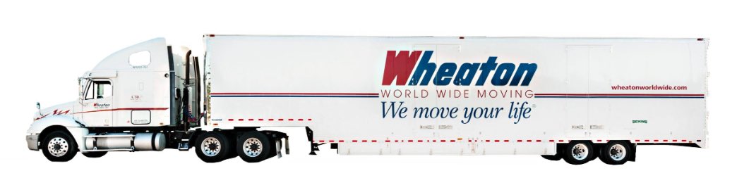 Wheaton Van Lines Interstate moving truck, used for interstate moving services.